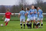 Becky Anderson (Nottingham Forest) scores a late goal from a free kick to make it 2-1